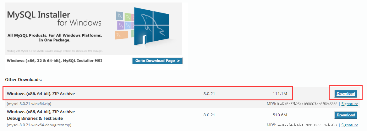 mysql 5.7 download for mac